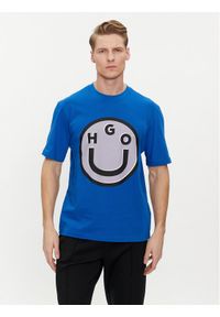 Hugo T-Shirt Nimper 50513189 Niebieski Regular Fit. Kolor: niebieski. Materiał: bawełna #1