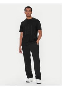 BOSS T-Shirt Iconic TL 50543905 Czarny Relaxed Fit. Kolor: czarny. Materiał: bawełna