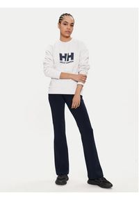 Helly Hansen Bluza Logo 2.0 34462 Biały Regular Fit. Kolor: biały. Materiał: bawełna