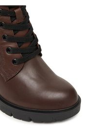 Tommy Jeans Botki Tjw Lace Up EN0EN02832 Brązowy. Kolor: brązowy. Materiał: skóra #6