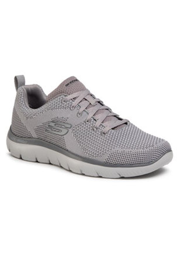 skechers - Skechers Sneakersy Brisbane 232057/LTGY Szary. Kolor: szary. Materiał: materiał