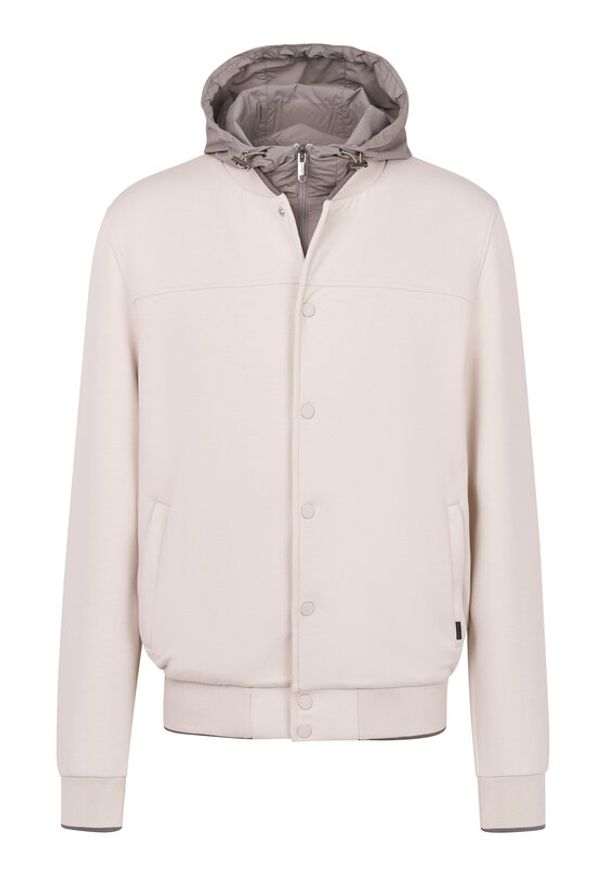 Bugatti Kurtka przejściowa 8750-75062C Écru Modern Fit. Materiał: syntetyk