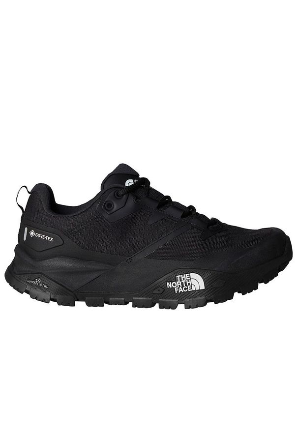 Buty damskie The North Face Offtrail Gore-Tex 0A8AEHKY41 - czarne. Kolor: czarny. Materiał: tkanina, guma. Szerokość cholewki: normalna. Technologia: Gore-Tex. Sport: bieganie