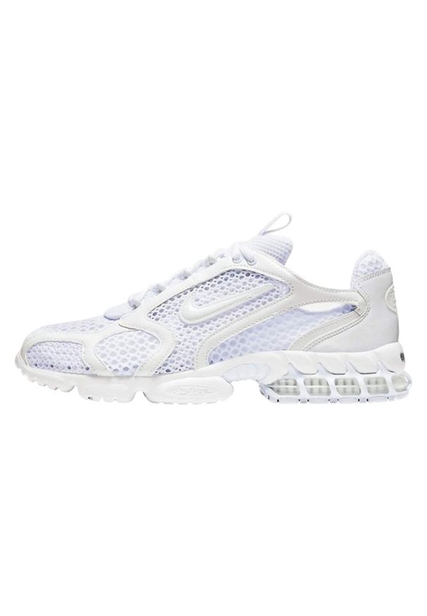 Nike - Buty do chodzenia dla dorosłych Air Zoom Spiridon Cage 2 Triple White. Kolor: biały. Model: Nike Zoom. Sport: turystyka piesza