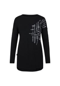 WOMEN\'S BEST - LOAP Abvera damska koszulka, czarna, L. Okazja: na co dzień. Kolor: czarny. Materiał: elastan, bawełna. Styl: casual #1