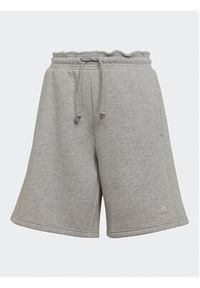Adidas - adidas Szorty sportowe ALL SZN Fleece Shorts HC8843 Szary Regular Fit. Kolor: szary. Materiał: bawełna #4
