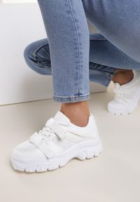 Renee - Białe Sneakersy Thosixia. Kolor: biały #6