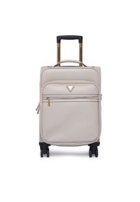 Guess Walizka kabinowa Norom Travel TWSN90 91983 Beżowy. Kolor: beżowy. Materiał: skóra