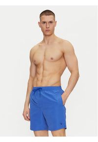 Guess Szorty kąpielowe F4GT01 WG282 Niebieski Regular Fit. Kolor: niebieski. Materiał: syntetyk #6