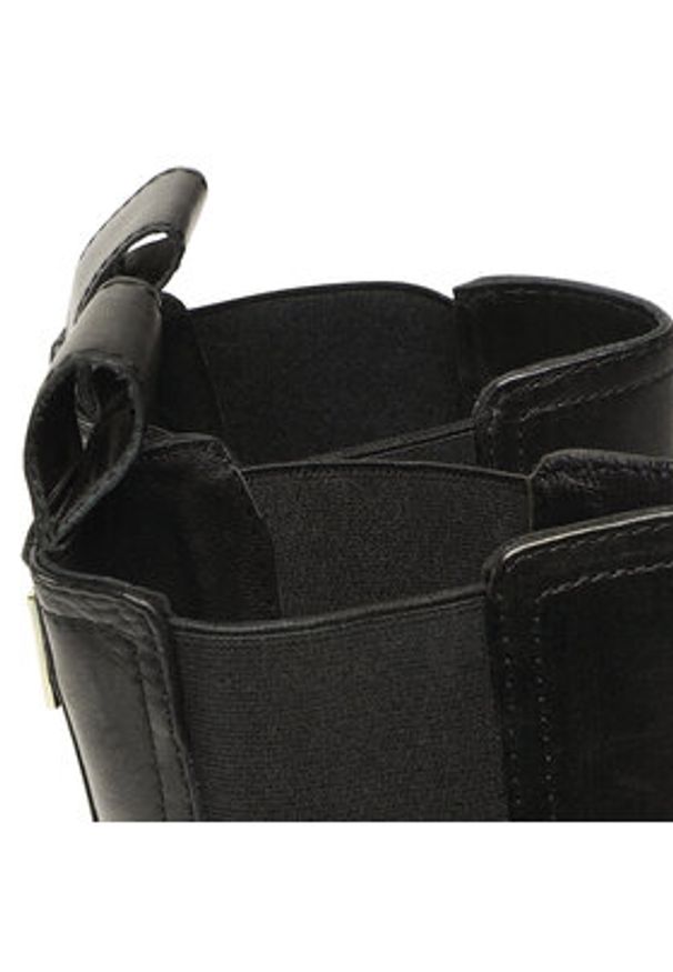 Gino Rossi Botki RST-CIRCLE-02C Czarny. Kolor: czarny. Materiał: skóra