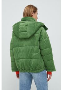 United Colors of Benetton kurtka damska kolor zielony zimowa. Kolor: zielony. Sezon: zima #7