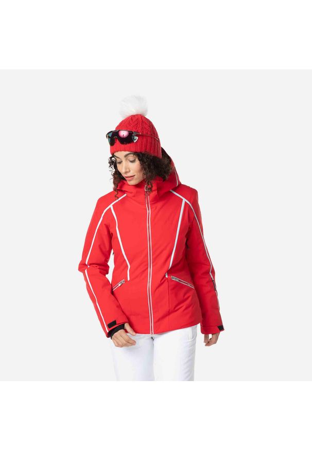 Kurtka narciarska damska Rossignol W Flat. Kolor: czerwony. Sezon: zima. Sport: narciarstwo