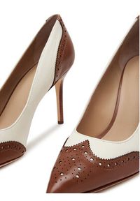 Lauren Ralph Lauren - LAUREN RALPH LAUREN Szpilki Lynden 802904318002 Biały. Kolor: biały. Materiał: skóra. Obcas: na szpilce