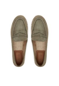 Lauren Ralph Lauren - LAUREN RALPH LAUREN Espadryle Luize 802953958008 Khaki. Kolor: brązowy. Materiał: skóra, zamsz #6