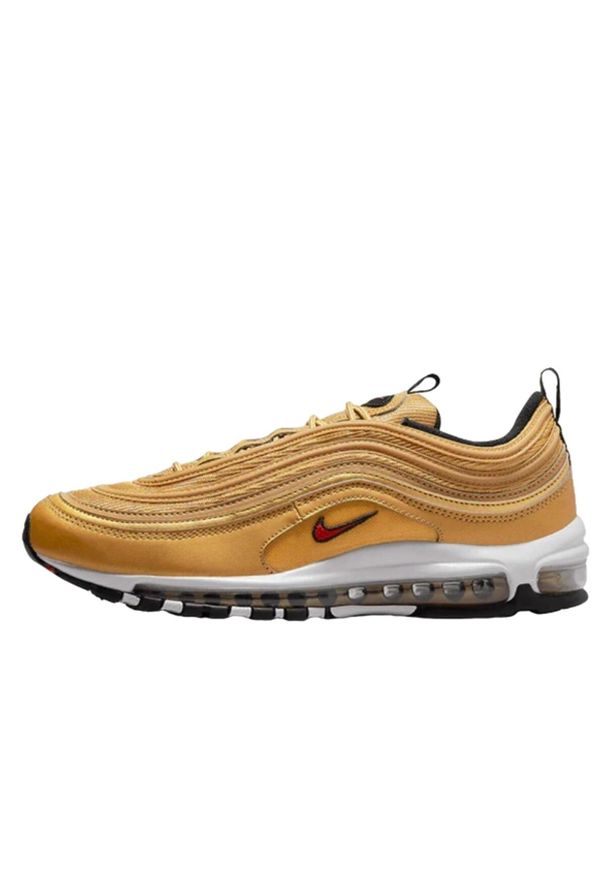 Buty do chodzenia męskie Nike Air Max 97 OG. Zapięcie: sznurówki. Kolor: żółty. Materiał: materiał, tkanina. Szerokość cholewki: normalna. Model: Nike Air Max. Sport: turystyka piesza
