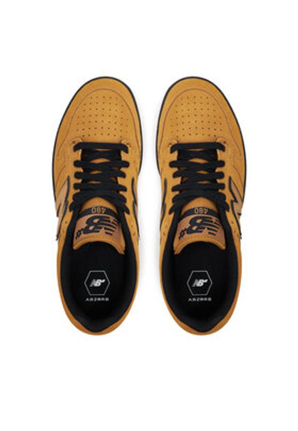 New Balance Sneakersy NM480GDT Brązowy. Kolor: brązowy. Materiał: zamsz, skóra