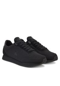 Calvin Klein Jeans Sneakersy Runner Sock Laceup Mg Canvas YM0YM01217 Czarny. Kolor: czarny. Materiał: materiał