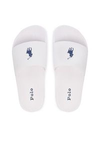 Polo Ralph Lauren Klapki RL04261101 Biały. Kolor: biały. Materiał: syntetyk #5