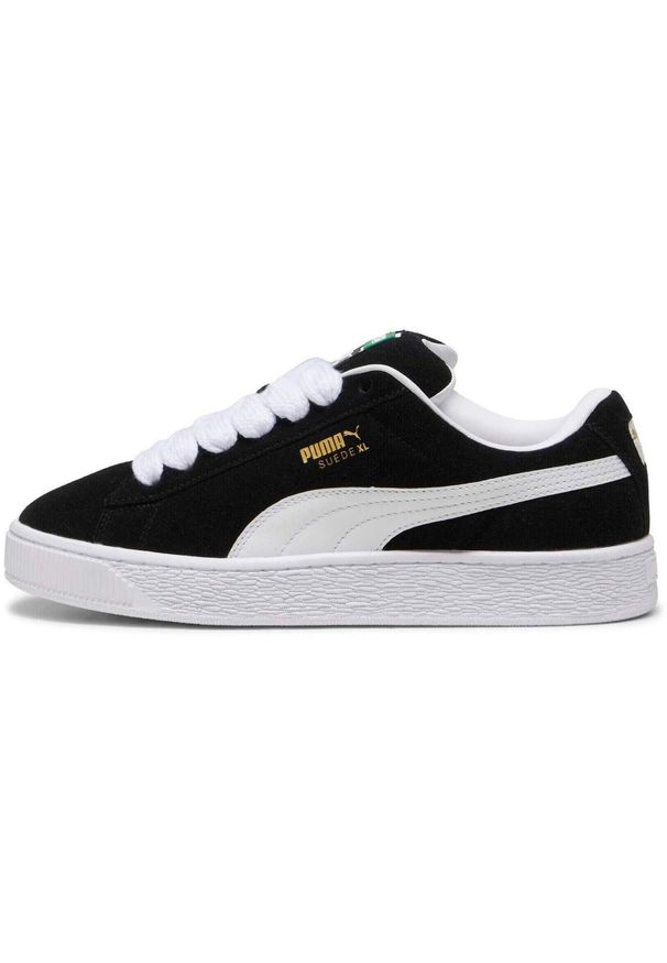 Buty sportowe męskie Puma Suede Xl Ocean. Okazja: na co dzień. Kolor: biały, wielokolorowy, czarny. Materiał: materiał, zamsz. Model: Puma Suede. Sport: turystyka piesza