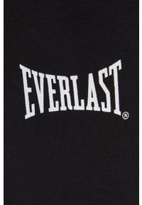 EVERLAST - Everlast legginsy damskie kolor czarny z nadrukiem. Kolor: czarny. Wzór: nadruk #2