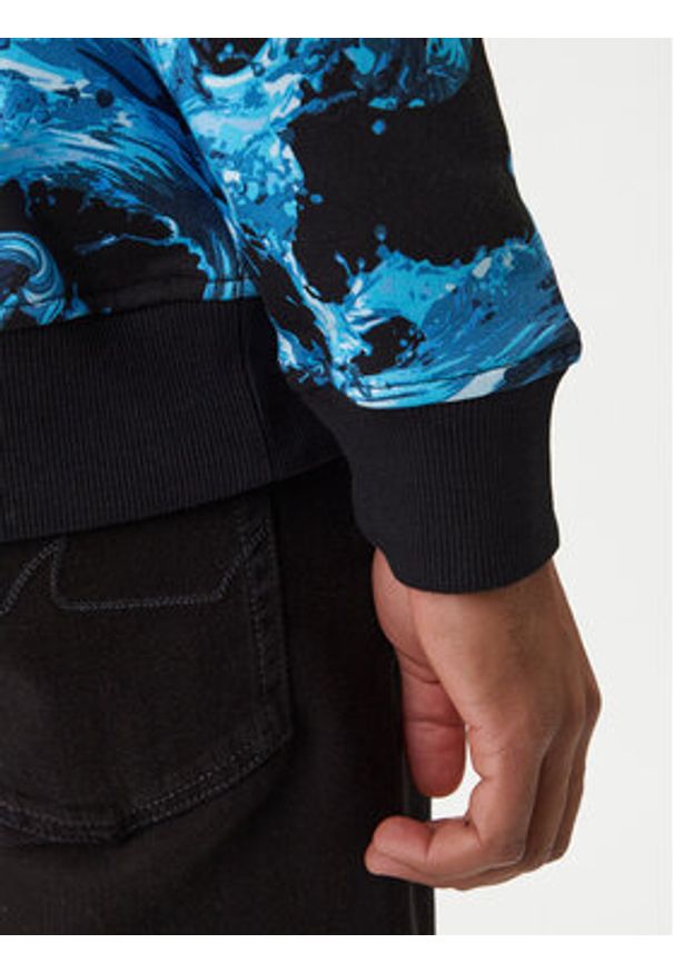 Versace Jeans Couture Bluza 80GAI3R0 FS196 Niebieski Regular Fit. Kolor: niebieski. Materiał: bawełna