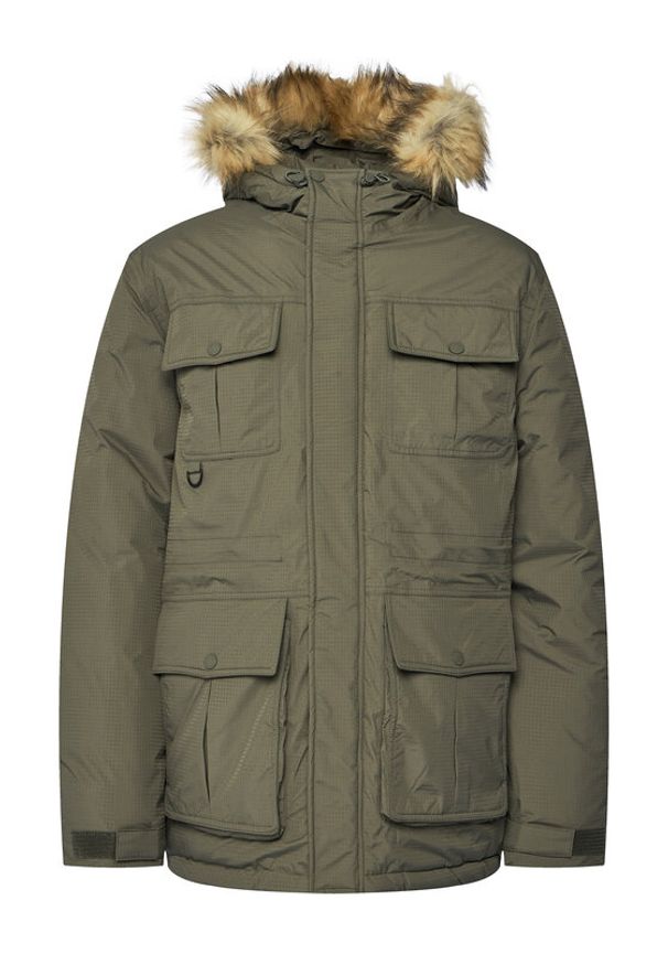 Hunter Parka Angus HARM0018252 Zielony Regular Fit. Kolor: zielony. Materiał: syntetyk