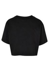 BUILD YOUR BRAND - Oversized Crop Top Dla Pań I Panów. Kolor: czarny