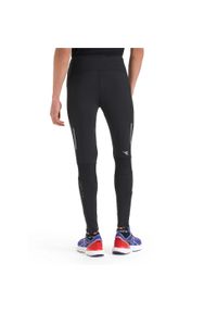 Diadora - Spodnie dresowe męskie DIADORA RUNNING TIGHTS. Kolor: czarny. Materiał: dresówka. Sport: bieganie