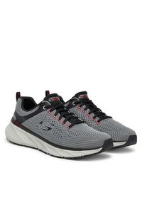 skechers - Skechers Buty do biegania Edgeride-Contention 232843/CCBK Szary. Kolor: szary. Materiał: materiał #4