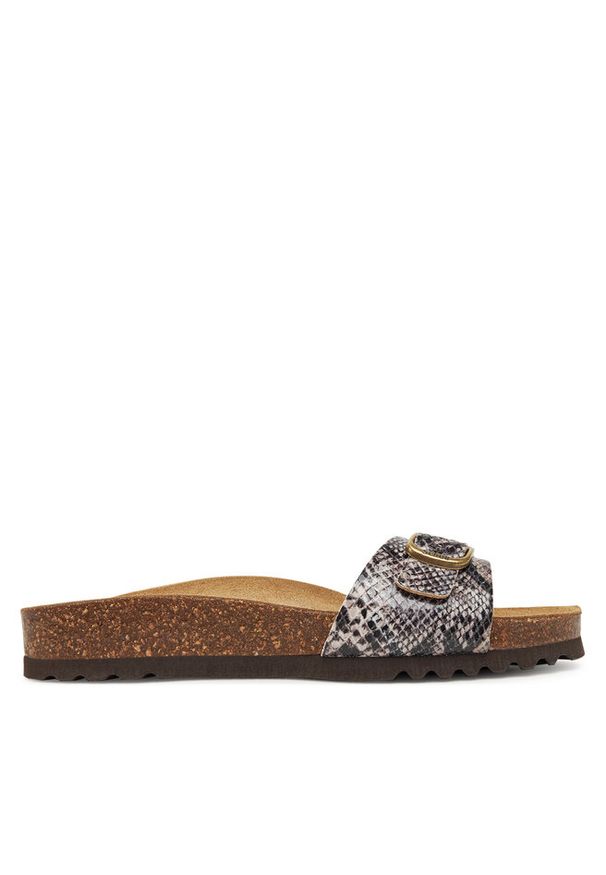 Klapki Scholl. Kolor: brązowy