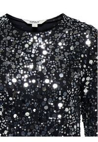 only - ONLY Sukienka koktajlowa Anika 15358384 Czarny Loose Fit. Kolor: czarny. Materiał: syntetyk. Styl: wizytowy #2