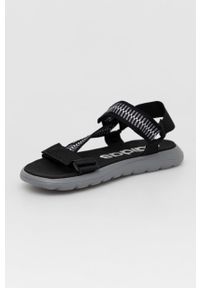 Adidas - adidas sandały Comfort GV8243 damskie kolor czarny. Zapięcie: rzepy. Kolor: czarny. Materiał: materiał. Obcas: na obcasie. Wysokość obcasa: niski #3