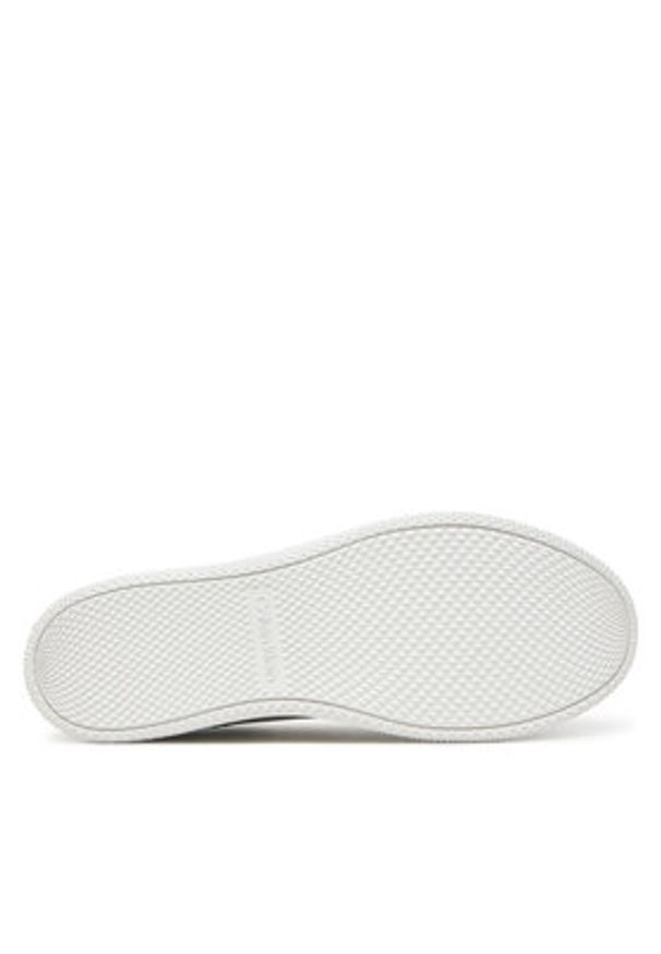 Calvin Klein Sneakersy Low Top Lace Up Tmbl Lth HM0HM01803 Beżowy. Kolor: beżowy. Materiał: skóra