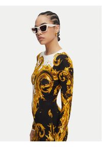 Versace Jeans Sukienka codzienna 80HAO9P0 JS547 Czarny Slim Fit. Okazja: na co dzień. Kolor: czarny. Materiał: wiskoza. Typ sukienki: proste. Styl: casual #5