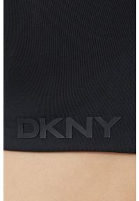 DKNY - Dkny biustonosz kolor czarny gładki. Kolor: czarny. Rodzaj stanika: odpinane ramiączka. Wzór: gładki #3