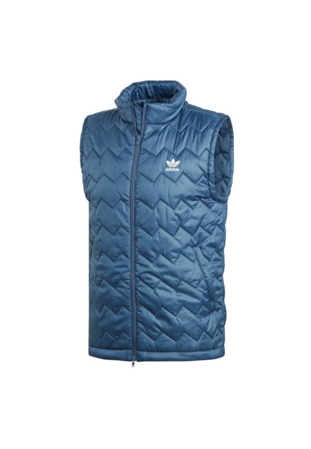 Adidas - Bezrękawnik adidas Originals SST Puffy DH5029. Materiał: tkanina, syntetyk, poliester. Długość rękawa: bez rękawów. Wzór: gładki