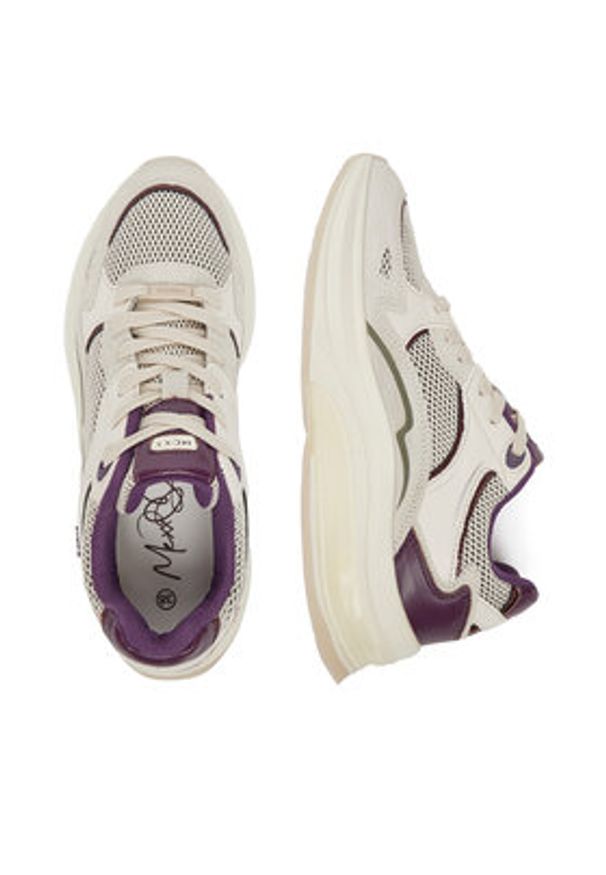 MEXX Sneakersy MI001013951W Beżowy. Kolor: beżowy. Materiał: skóra, zamsz
