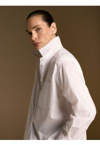 Reserved - Bawełniana koszula - biały. Kolor: biały. Materiał: bawełna #1