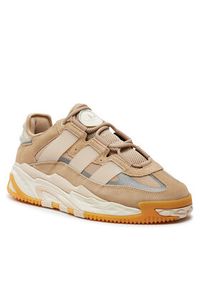 Adidas - adidas Sneakersy Niteball IG6142 Beżowy. Kolor: beżowy. Materiał: zamsz, skóra #5
