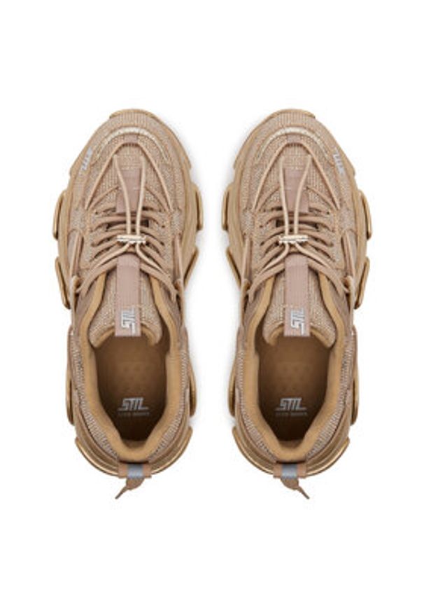 Steve Madden Sneakersy Vault 2R SM11003549 Złoty. Kolor: złoty. Materiał: materiał