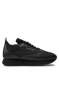 Calvin Klein Sneakersy Low Top Lace Up Nylon HM0HM00921 Czarny. Kolor: czarny. Materiał: nylon