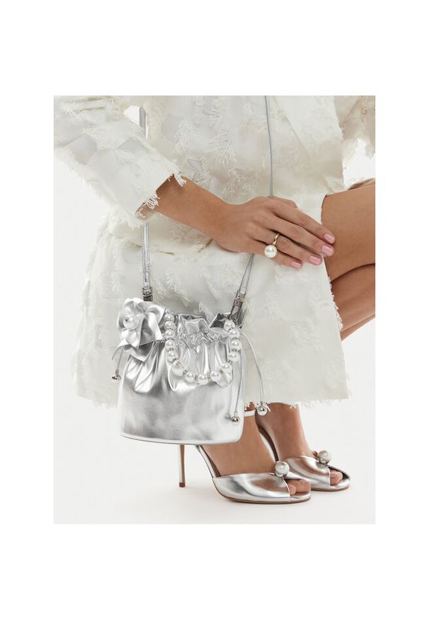 Gino Rossi - Torebka GINO ROSSI. Kolor: srebrny