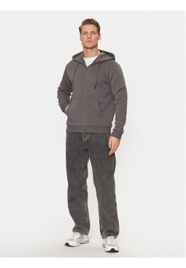 Jack & Jones - Jack&Jones Bluza Bradley 12249342 Szary Relaxed Fit. Kolor: szary. Materiał: bawełna