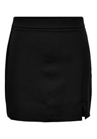 only - ONLY Spódnica mini 15304133 Czarny Regular Fit. Kolor: czarny. Materiał: syntetyk #6