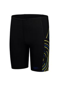 Spodenki kąpielowe chłopięce Speedo Plastisol Placement. Kolor: czarny, niebieski, wielokolorowy