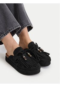 DeeZee Klapki CEO-HXX25C05-2 Czarny. Kolor: czarny. Materiał: materiał #9