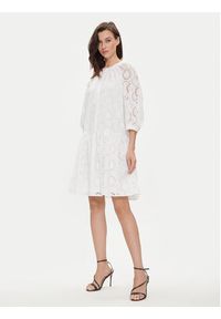 JOOP! Sukienka letnia 30042143 Biały Regular Fit. Kolor: biały. Materiał: bawełna. Sezon: lato #9