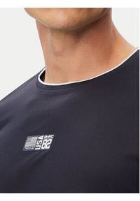 Beverly Hills Polo Club T-Shirt P-SS26M-TS0172 Granatowy Regular Fit. Typ kołnierza: polo. Kolor: niebieski. Materiał: syntetyk #2