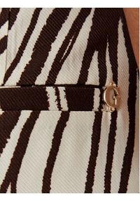 Guess Spodnie materiałowe W6GB19 W1972 Brązowy Regular Fit. Kolor: brązowy. Materiał: wiskoza #4