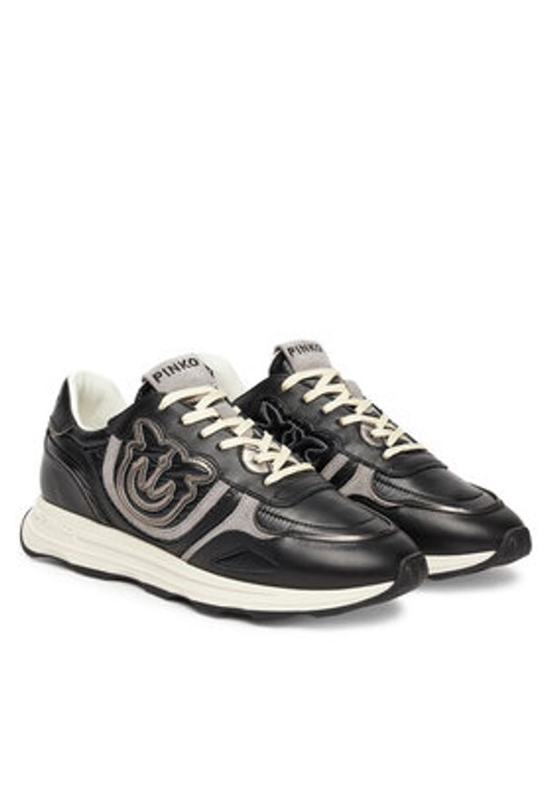 Pinko - PINKO Sneakersy Zoe 01 SS0087P023 Czarny. Kolor: czarny. Materiał: skóra